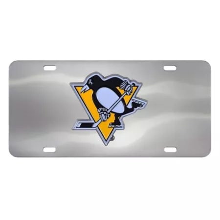 Fanmats Pittsburgh Penguins Diecast License Plate Truck Bumpers