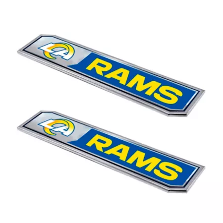 Fanmats Los Angeles Rams Embossed Truck Emblem Vehicle Emblems & Decals