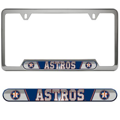 Fanmats Houston Astros Embossed License Plate Frame