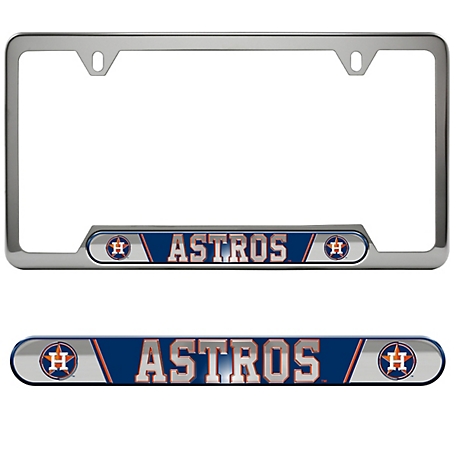 Fanmats Houston Astros Embossed License Plate Frame