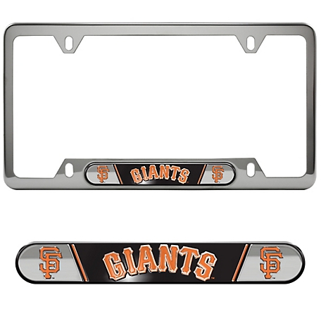 Fanmats San Francisco Giants Embossed License Plate Frame