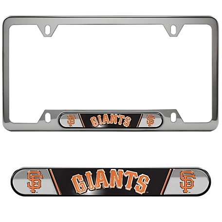 Fanmats San Francisco Giants Embossed License Plate Frame