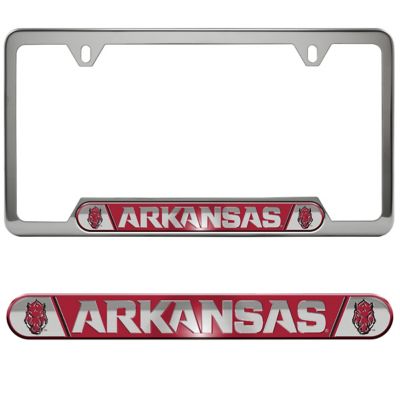 Fanmats Arkansas Razorbacks Embossed License Plate Frame