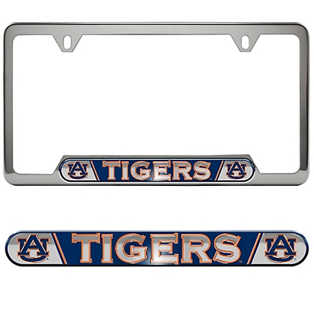 Fanmats Auburn Tigers Embossed License Plate Frame