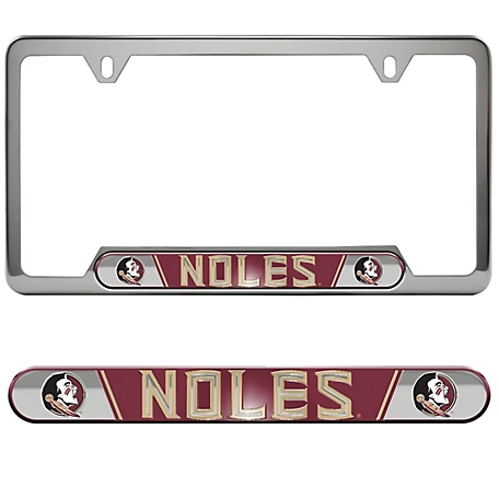 Fanmats Florida State Seminoles Embossed License Plate Frame