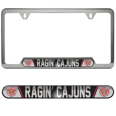 Fanmats Louisiana-Lafayette Ragin Cajuns Embossed License Plate Frame