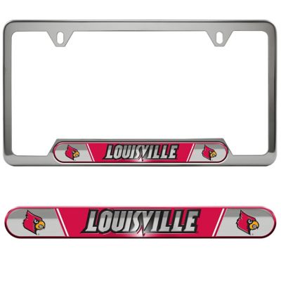 Fanmats Louisville Cardinals Embossed License Plate Frame