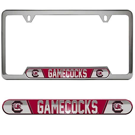 Fanmats South Carolina Gamecocks Embossed License Plate Frame