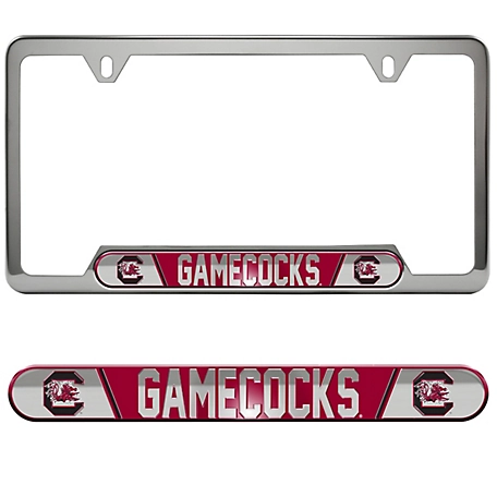 Fanmats South Carolina Gamecocks Embossed License Plate Frame