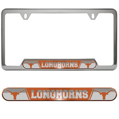 Fanmats Texas Longhorns Embossed License Plate Frame