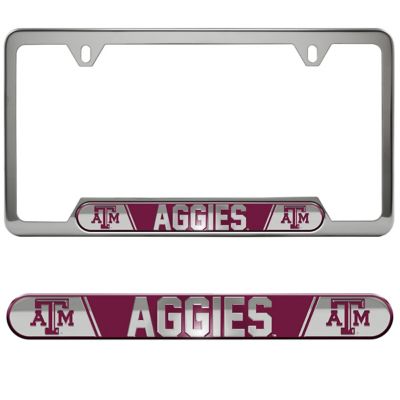 Fanmats Texas A&M Aggies Embossed License Plate Frame