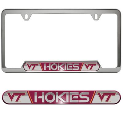 Fanmats Virginia Tech Hokies Embossed License Plate Frame