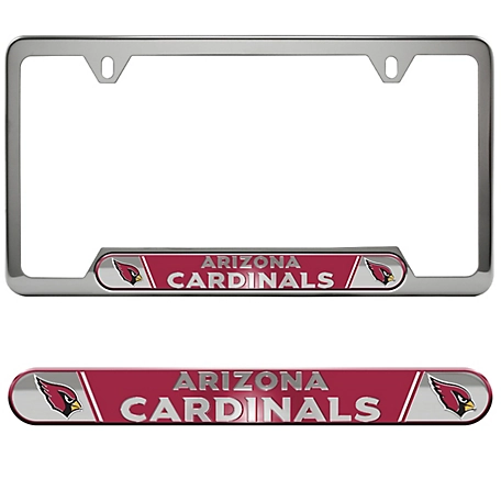Fanmats Arizona Cardinals Embossed License Plate Frame