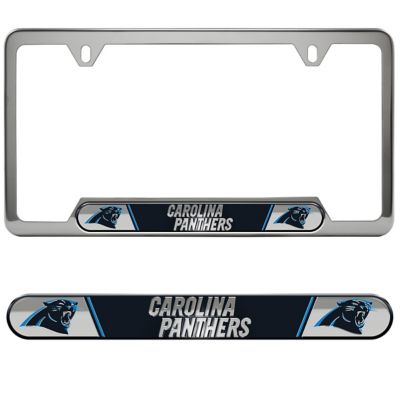 Fanmats Carolina Panthers Embossed License Plate Frame