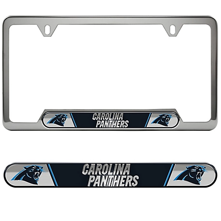 Fanmats Carolina Panthers Embossed License Plate Frame