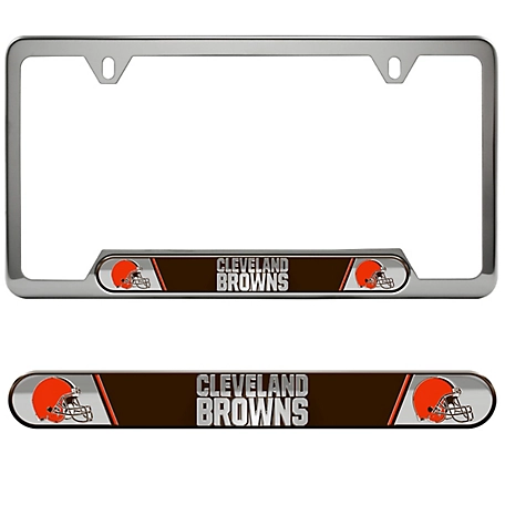 Fanmats Cleveland Browns Embossed License Plate Frame