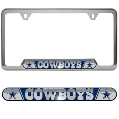 Fanmats Dallas Cowboys Embossed License Plate Frame