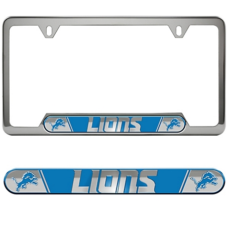 Fanmats Detroit Lions Embossed License Plate Frame