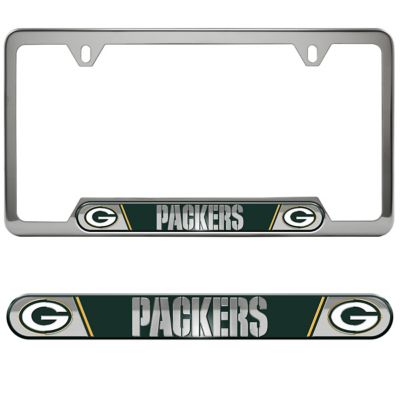 Fanmats Green Bay Packers Embossed License Plate Frame