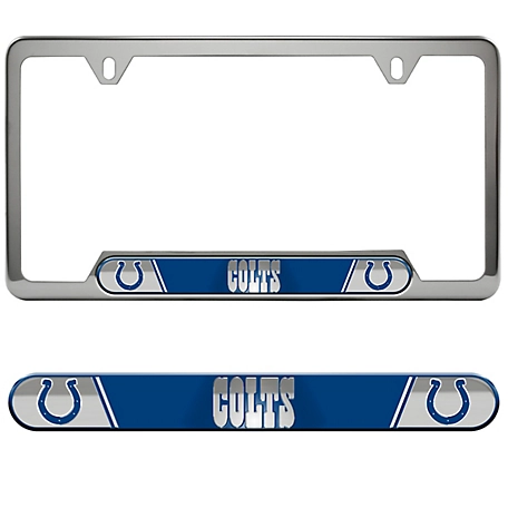 Fanmats Indianapolis Colts Embossed License Plate Frame