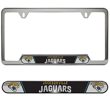 Fanmats Jacksonville Jaguars Embossed License Plate Frame