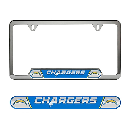 Fanmats Los Angeles Chargers Embossed License Plate Frame