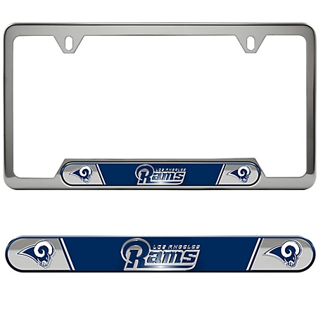 Fanmats Los Angeles Rams Embossed License Plate Frame