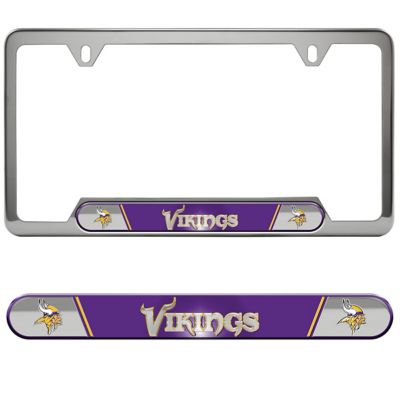 Fanmats Minnesota Vikings Embossed License Plate Frame