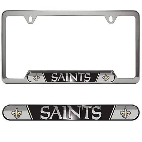 Fanmats New Orleans Saints Embossed License Plate Frame
