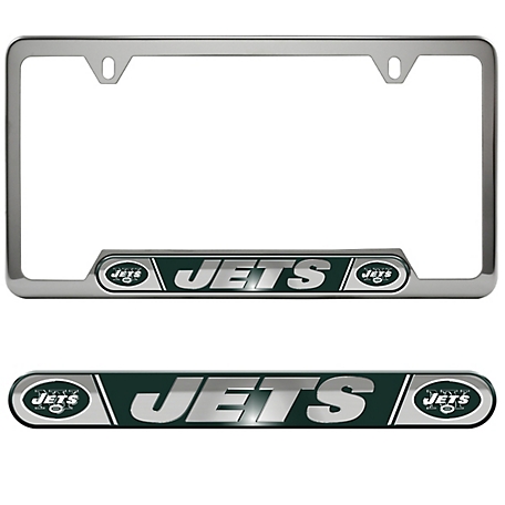 Fanmats New York Jets Embossed License Plate Frame
