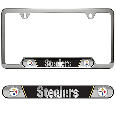 Fanmats Pittsburgh Steelers Embossed License Plate Frame
