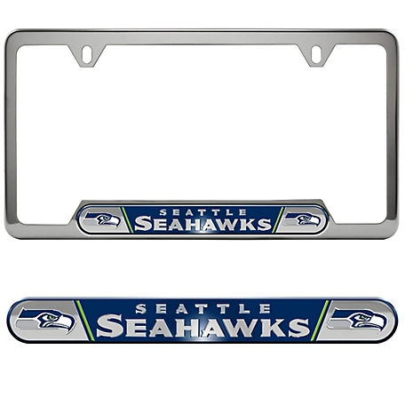 Fanmats Seattle Seahawks Embossed License Plate Frame