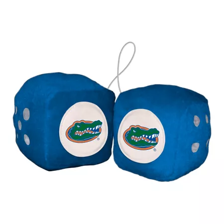 Fanmats Florida Gators Fluffy Dice Key Chains