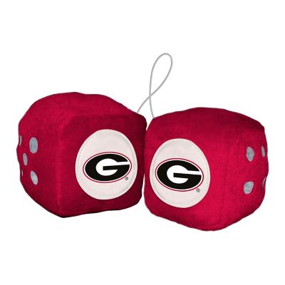 Fanmats Georgia Bulldogs Fuzzy Dice