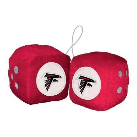 Fanmats Atlanta Falcons Fluffy Dice Key Chains