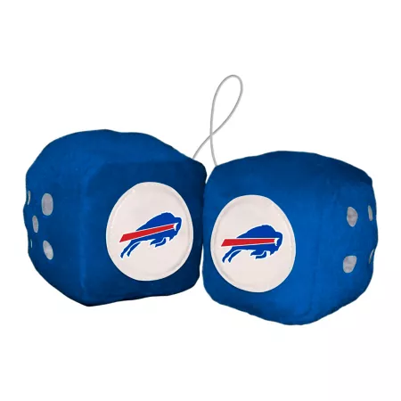 Fanmats Buffalo Bills Fuzzy Dice Key Chains