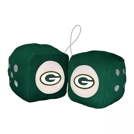 Green Bay Packers Fuzzy Dice Fanmats Key Chains