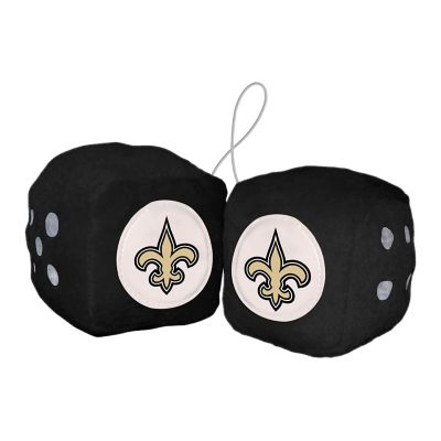 Fanmats New Orleans Saints Fuzzy Dice