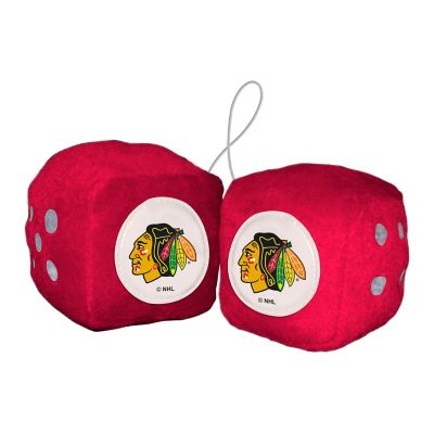 Fanmats Chicago Blackhawks Fuzzy Dice