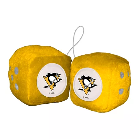 Fanmats Pittsburgh Penguins Plush Dice Key Chains