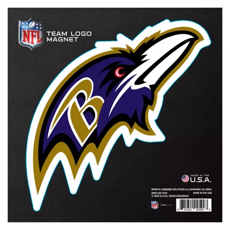 Fanmats Baltimore Ravens Magnet with Large Team Logo Vehicle Emblems & Decals