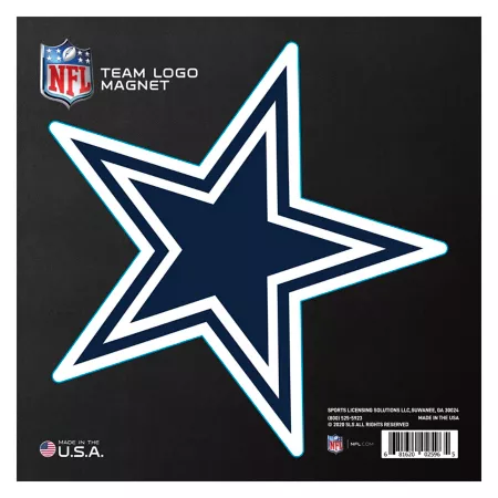 Fanmats Dallas Cowboys Large Team Logo Magnet Vehicle Emblems & Decals