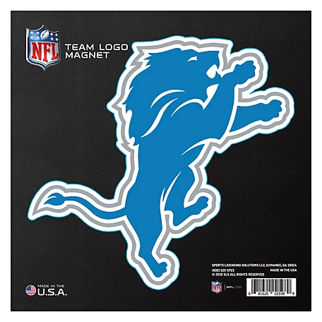 Fanmats Detroit Lions Large Team Logo Magnet