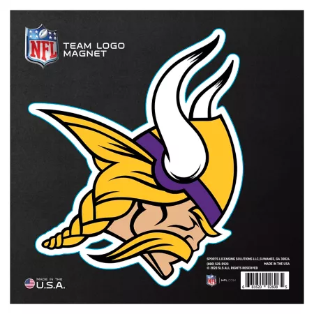 Fanmats Minnesota Vikings Large Team Logo Magnet Vehicle Emblems & Decals