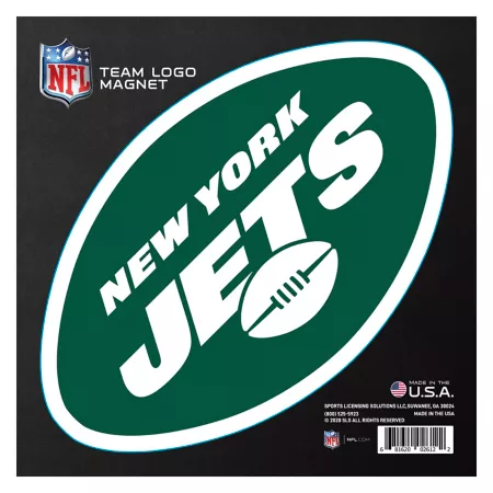 Fanmats New York Jets Magnet with Large Team Logo Vehicle Emblems & Decals