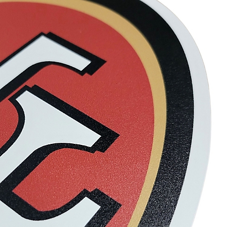 Fanmats San Francisco 49ers Large Team Logo Magnet