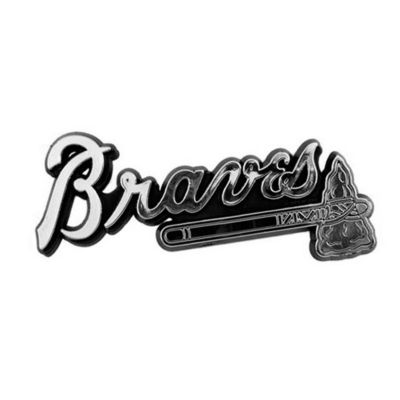 Fanmats Atlanta Braves Molded Chrome Emblem