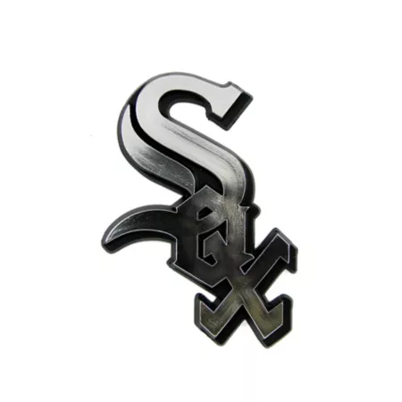 Fanmats Chicago White Sox Cast Chrome Emblem Vehicle Emblems & Decals