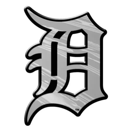 Fanmats Detroit Tigers Cast Chrome Emblem Vehicle Emblems & Decals