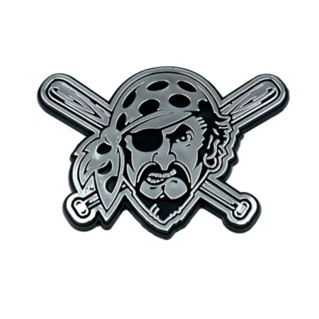 Fanmats Pittsburgh Pirates Cast Chrome Emblem Vehicle Emblems & Decals